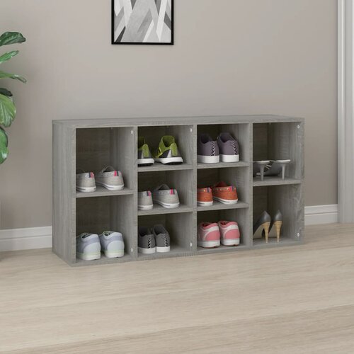 VidaXL Klupa za cipele boja hrasta 103x30x54 5 cm konstruirano drvo Slike
