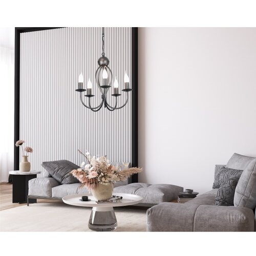  Luster na lancu ARTHUR 5xE14/40W/230V Slike