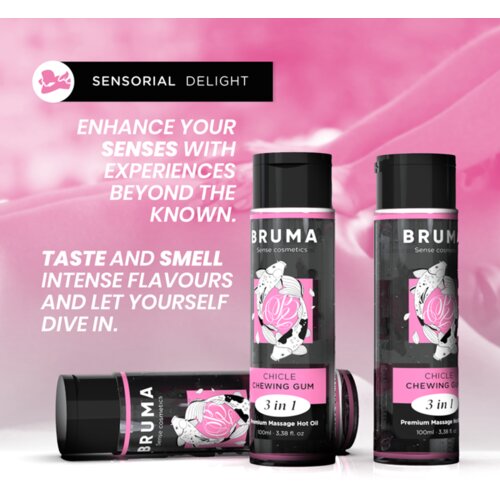 Bruma masažno olje hot oil chewing gum 3in1 Slike
