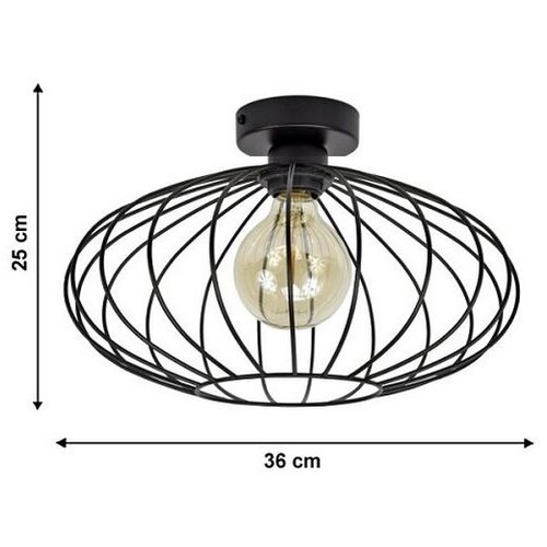  Plafonski luster EARTH L 1xE27/60W/230V Slike