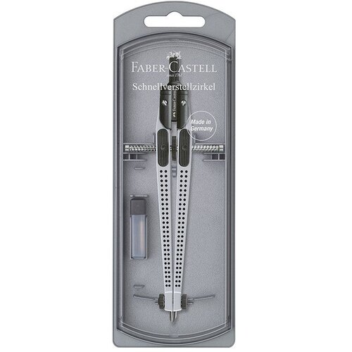 Faber-Castell Faber-Castell: Hitro nastavljiv &scaron;estilo GRIP &ndash; v srebrni barvi, z ergonomsko obliko Cene