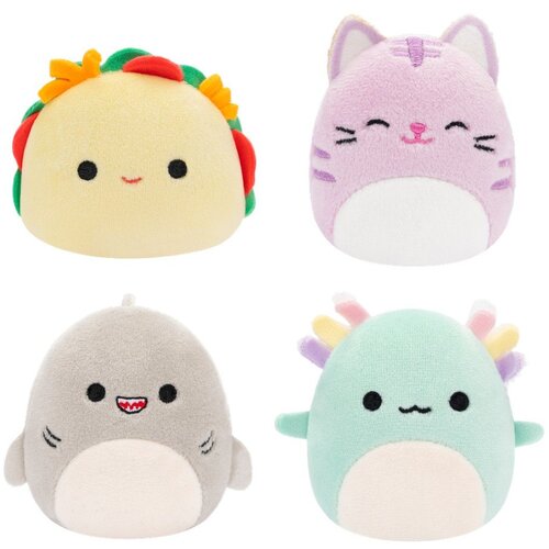 Squishmallows Pli&amp;scaron;aste igrače v kompletu 4 ks Micromallows 4Pack &amp;ndash; Slike