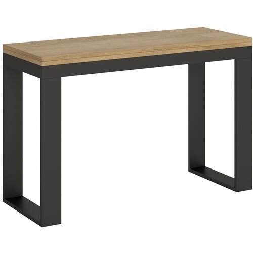 Itamoby &amp;nbsp; Tecno Double (120/200x45/90) - hrast, barva nog: antracit - preklopna jedilna miza, (20843013) Slike
