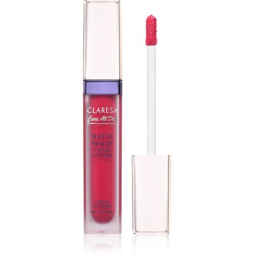 Claresa Care All Day Matte Mood Liquid Lipstick mat tekoča &amp;scaron;minka odtenek 06 Bliss 7 ml Slike