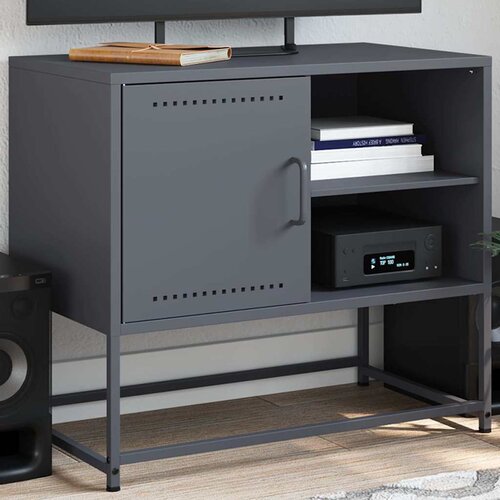 TV ormarić antracit 68x39x60,5 cm čelik Cijene