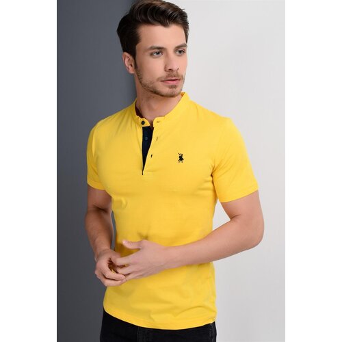 Dewberry T8560 T-SHIRT-LIGHT YELLOW Slike