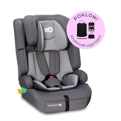 Kinderkraft autosjedalica Safety Fix 2 9-36 kg (76-150 cm), Grey Cijene