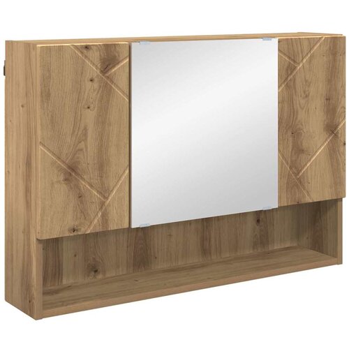 vidaXL Kopalni&scaron;ka ogledalna omara artisan hrast 80 x 17 x 55 cm, (5000112505) Cene
