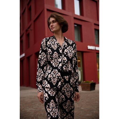 Marisse Black Viscose Shirt Slike