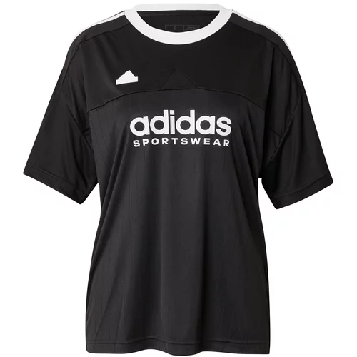 ADIDAS SPORTSWEAR Funkcionalna majica 'TIRO' črna / bela
