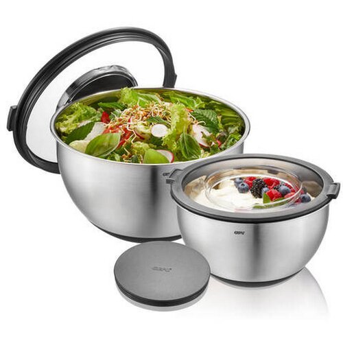 Gefu SET OF 2 BOWLS WITH LID MUOVO G-35055 Cene