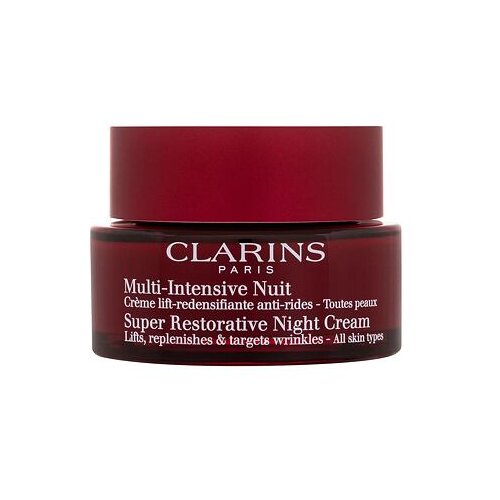 Clarins Super Restorative Night Cream nočna nega za vse tipe zrele kože 50 ml za ženske Cene