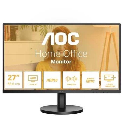 AOC B3 U27B3A computer monitor 68.6 cm (27&amp;quot;) 3840 x 2160 pixels 4K Ultra HD LCD Black Slike