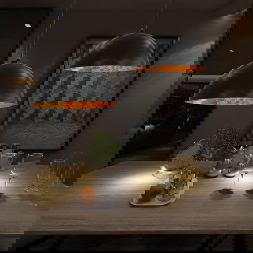 vidaXL Stropna svetilka 2 kosa črna in zlata pol-okrogla 50 cm E27, (20618361) Cene