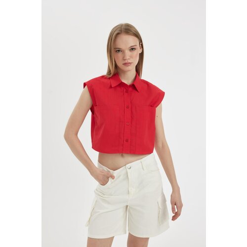 Defacto Oversize Fit Flared Cotton Sleeveless Shirt Slike