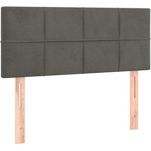 Box spring krevet s madracem tamnosivi 100x200 cm bar&amp;scaron;unasti Slike