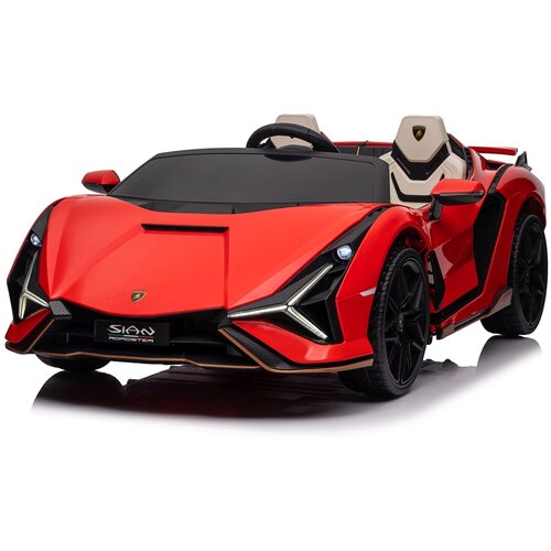  Licencirani auto na akumumulator Lamborghini SIAN 4x100W - dvosjed - crveni Cijene