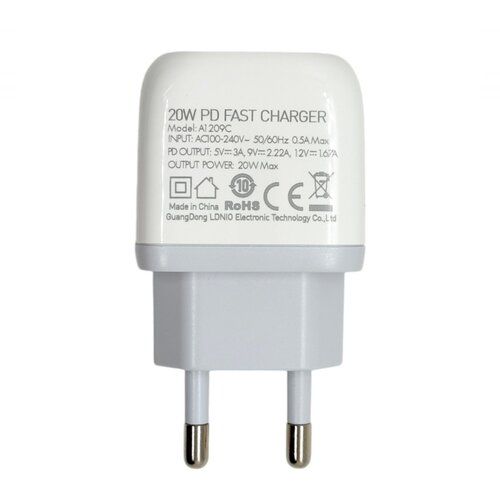 Ldnio Kucni punjac A1209C PD/ 20W beli Slike