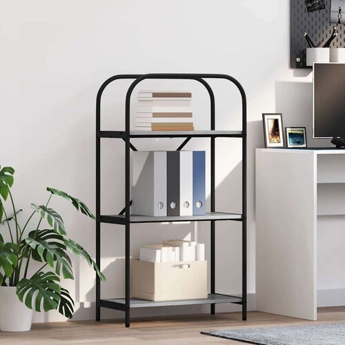 vidaXL Polica Sivi hrast sonoma 60 x 30 x 109 cm Konstruirano drvo Cijene