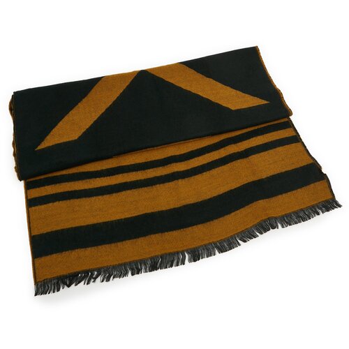 Orsay Black-Brown Ladies Patterned Scarf - Women Slike