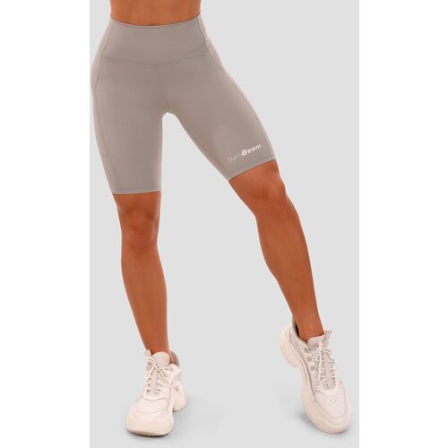 GymBeam Ženske kratke biciklističke hlače Grey Cene