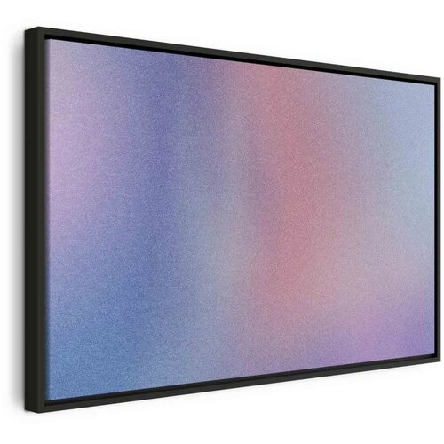  Slika - Rainbow Gradient - Delicate Multicolored Gradient Resembling Mist 60x40 U crnom drvenom okviru Cijene