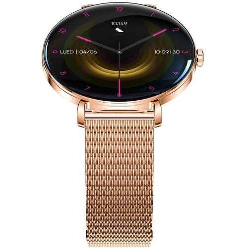 Forever Lucca SB-370 Rose Gold pametni sat 1,43&amp;quot; AMOLED, Bluetooth pozivi, IP68 Slike