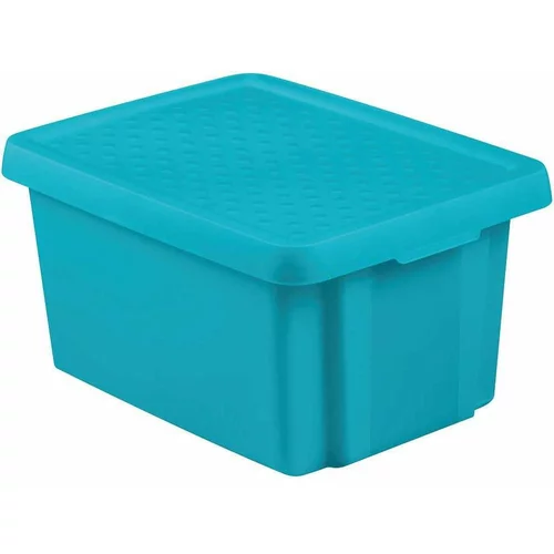 Curver Plava kutija za pohranu s poklopcem Essentials, 16 l