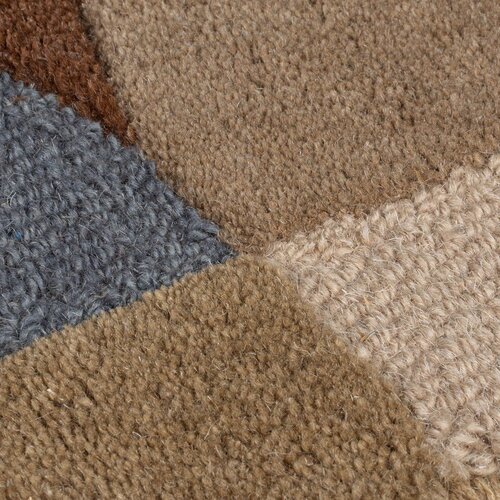 Flair Rugs Sivo-bež ročno tkan volnen tekač 80x230 cm Mia Ellipse &amp;ndash; Slike