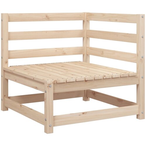  3-dijelni set vrtnih sofa od masivne borovine Slike