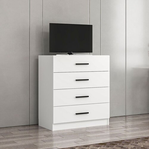 Woody Fashion Komoda Kale TV, Bela Cene