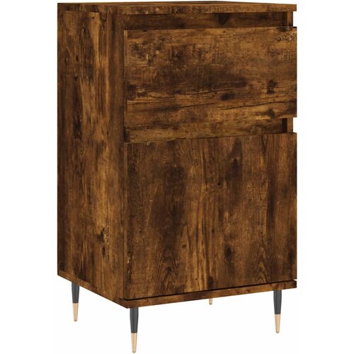 Maison Chic Komoda - Predalnik dimljeni hrast 40x35x70 cm inženirski les, (21718236) Cene