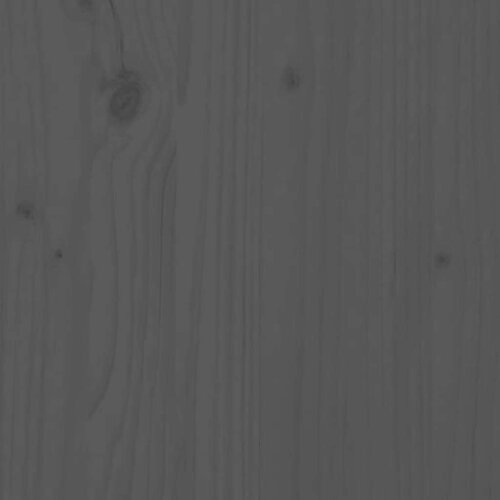 vidaXL Barska miza siva 60x60x110 cm trdna borovina Cene