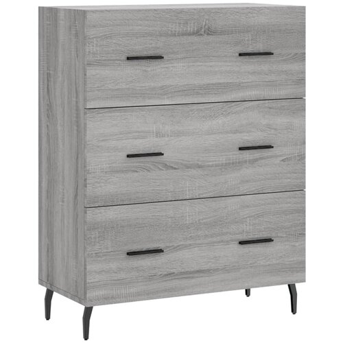 Maison Chic Komoda - Predalnik siva sonoma 69,5x34x90 cm inženirski les, (21717966) Slike