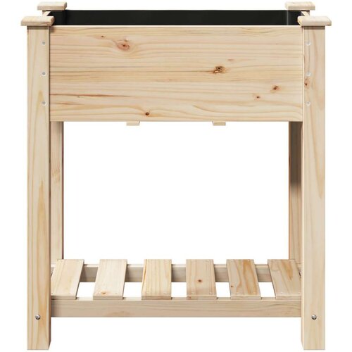 VidaXL Sadeći i saksije Prirodno drvo Drvo s oblogom 71 x 37 x 76.5 cm Slike