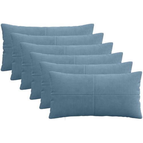  Presvlaka za jastuk 6 pcs ALMELO Plava 40 x 70 cm Kord Cene