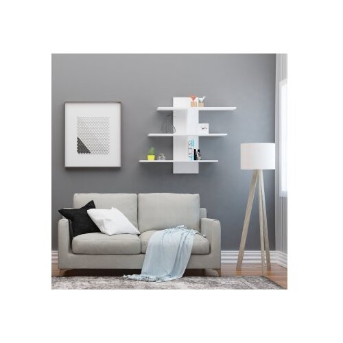 Hanah home zidna polica lale white Cene