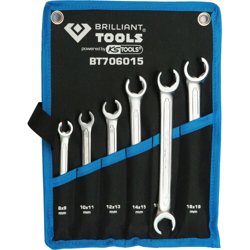 Brilliant tools Set ključeva za kočione cevi 706015, 6 komada Slike