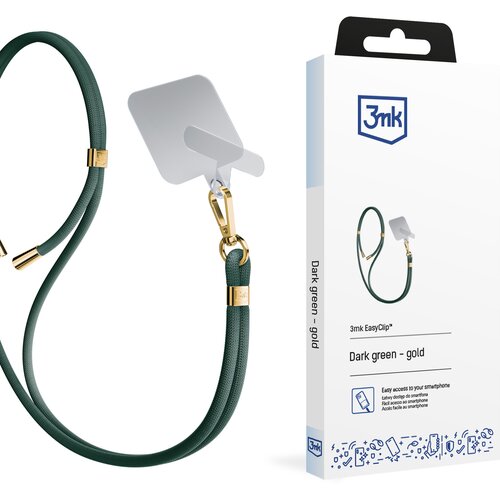 3mk ETUI ZA TELEFON EASYCLIP TEMNO ZELENO ZLAT, (21970770) Cene