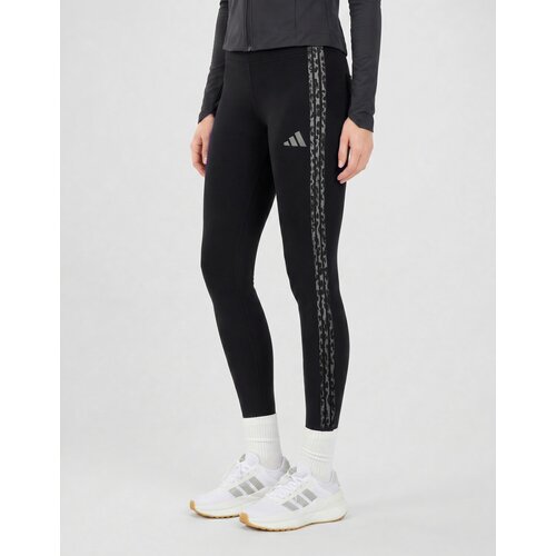 Adidas Pajkice Seasonal Essentials Animal Print 3- Stripes Leggings Črna Slike