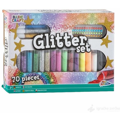 RAZNO Glitter set za ukrašavanje 70pcs Cene