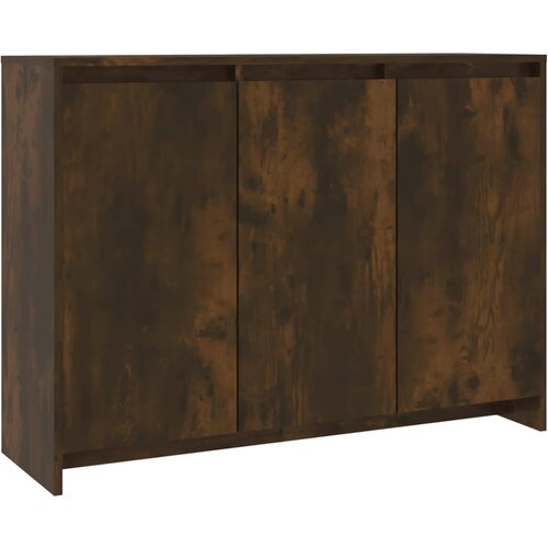 Maison Chic Komoda - Predalnik dimljeni hrast 102x33x75 cm iverna plo&amp;scaron;ča, (21718276) Slike