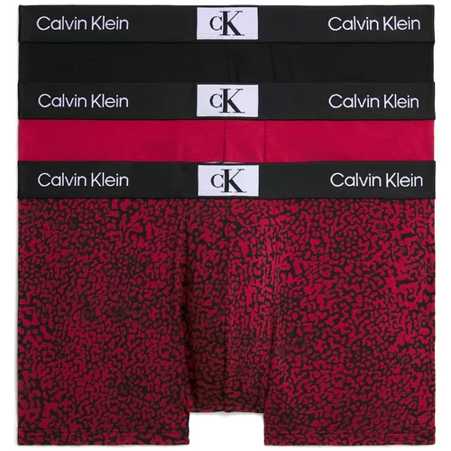 Calvin Klein Underwear Bokserice siva / ljubičasta / crna / bijela
