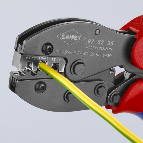 Knipex krimp klešta PreciForce® za neizolovane otvorene konektore 0.5-6.0mm ( 97 52 35 ) Cene