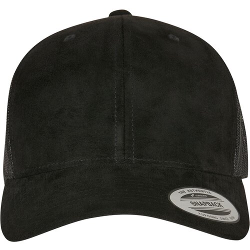 Flexfit Suede Leather Trucker Cap black Slike