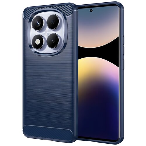 Techsuit Futrola Carbon Shield TPU za Xiaomi Redmi Note 14 Pro 4G/Poco F7 - Tamno plava Cijene