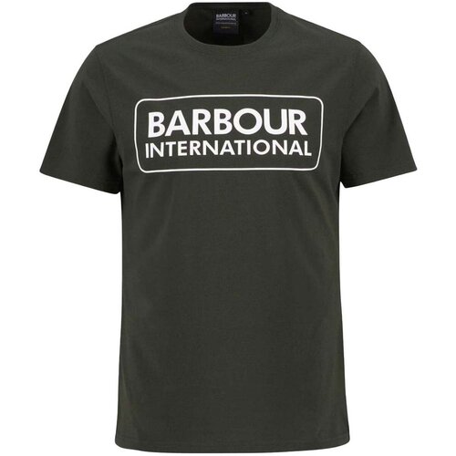 Barbour Essential Large Logo T-Shirt Sage/White Zelena Cijene
