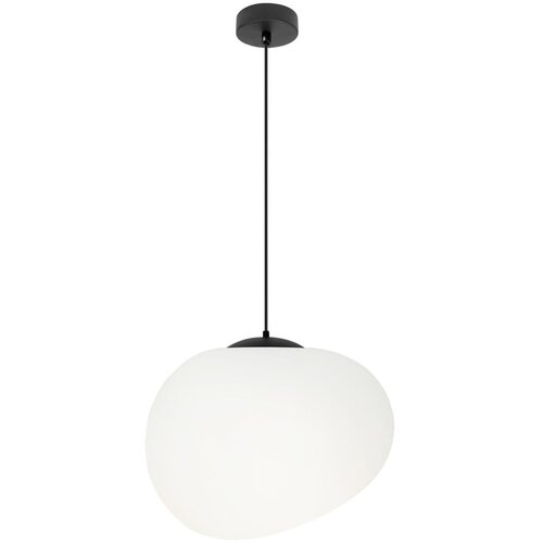 Candellux Lighting Crno-bijela viseća svjetiljka &amp;oslash; 25 cm Stones &amp;ndash; Slike