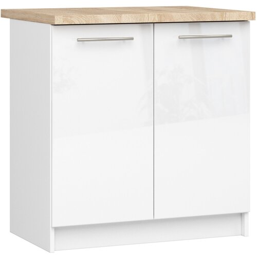 AKORD OLIWIA S80 Kabinet + BELO / VISOKI SJAJ BELE Ploče, (21713644) Cene