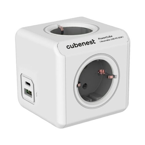 Cubenest Razdelilec PowerCube ReWirable USB Schuko &amp;ndash; Slike